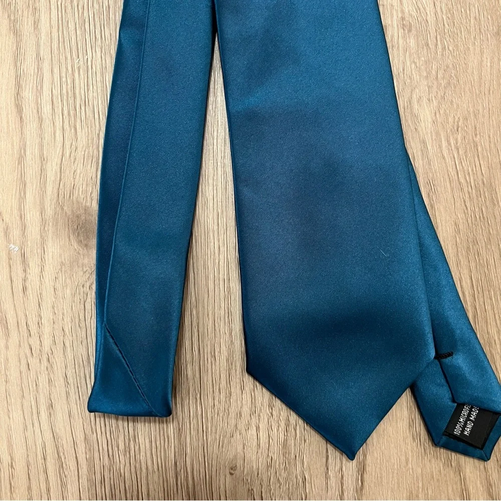 Puccini Men’s Teal and Pale Green Tie Bundle